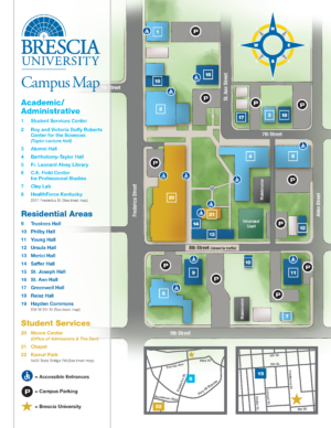 Campus Map – Brescia University – Owensboro, Kentucky