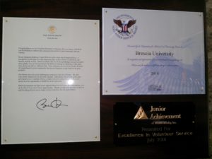 Award Notification from President