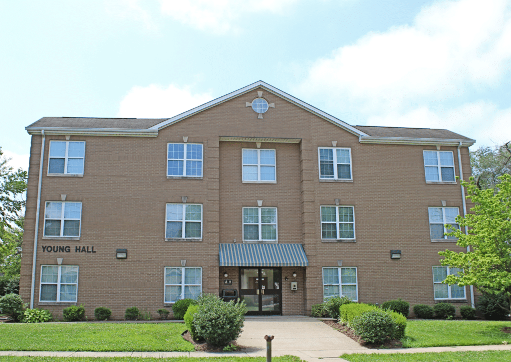 An external image of Young Hall.