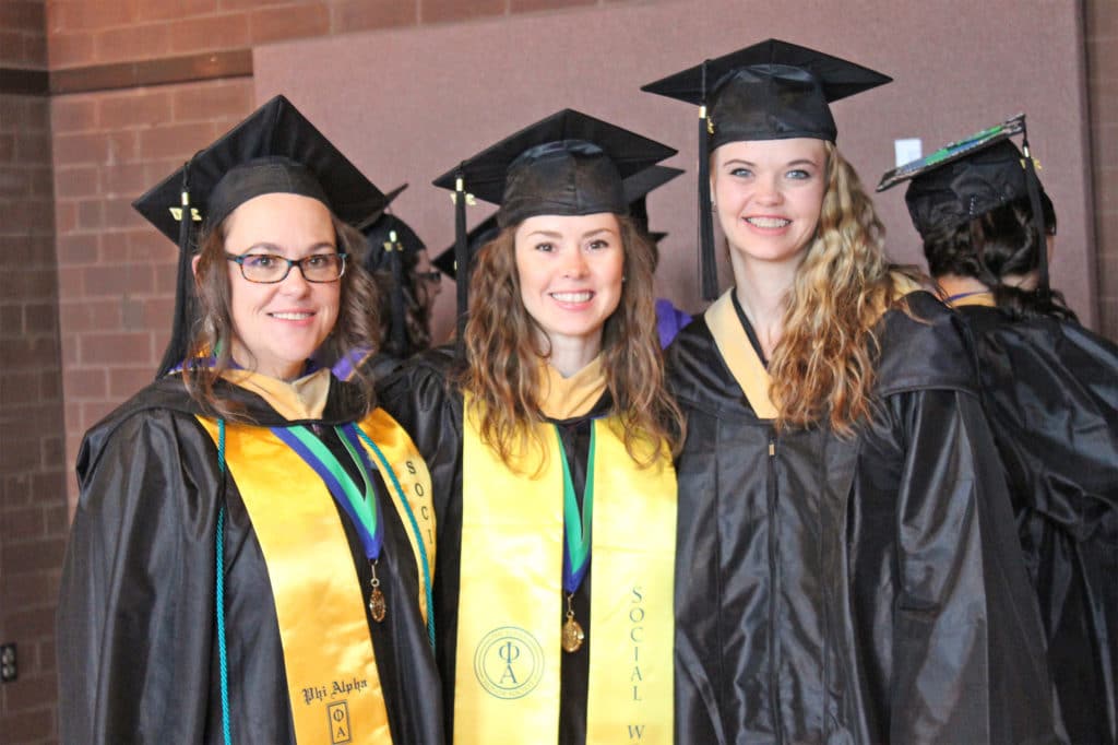 Three graduates of the Class of 2019