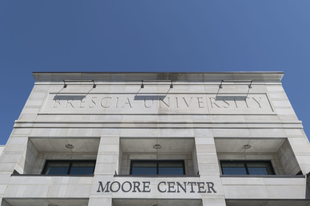 An image of the wording on the Moore Center
